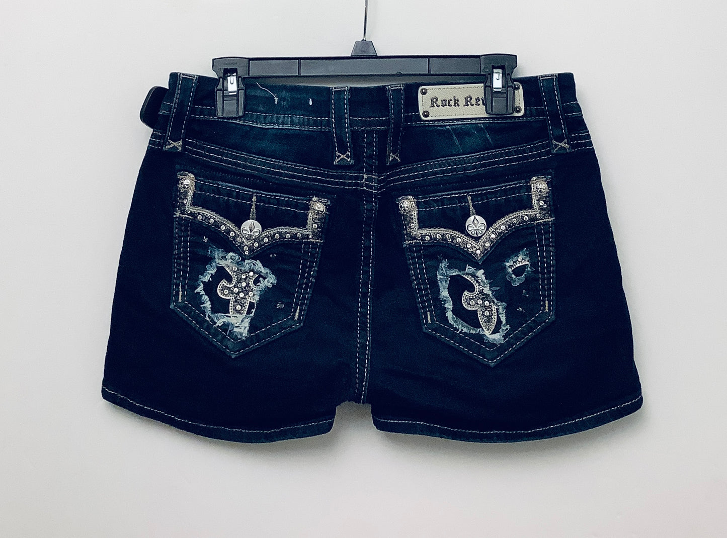 Shorts By Rock Revival In Blue Denim, Size: 6