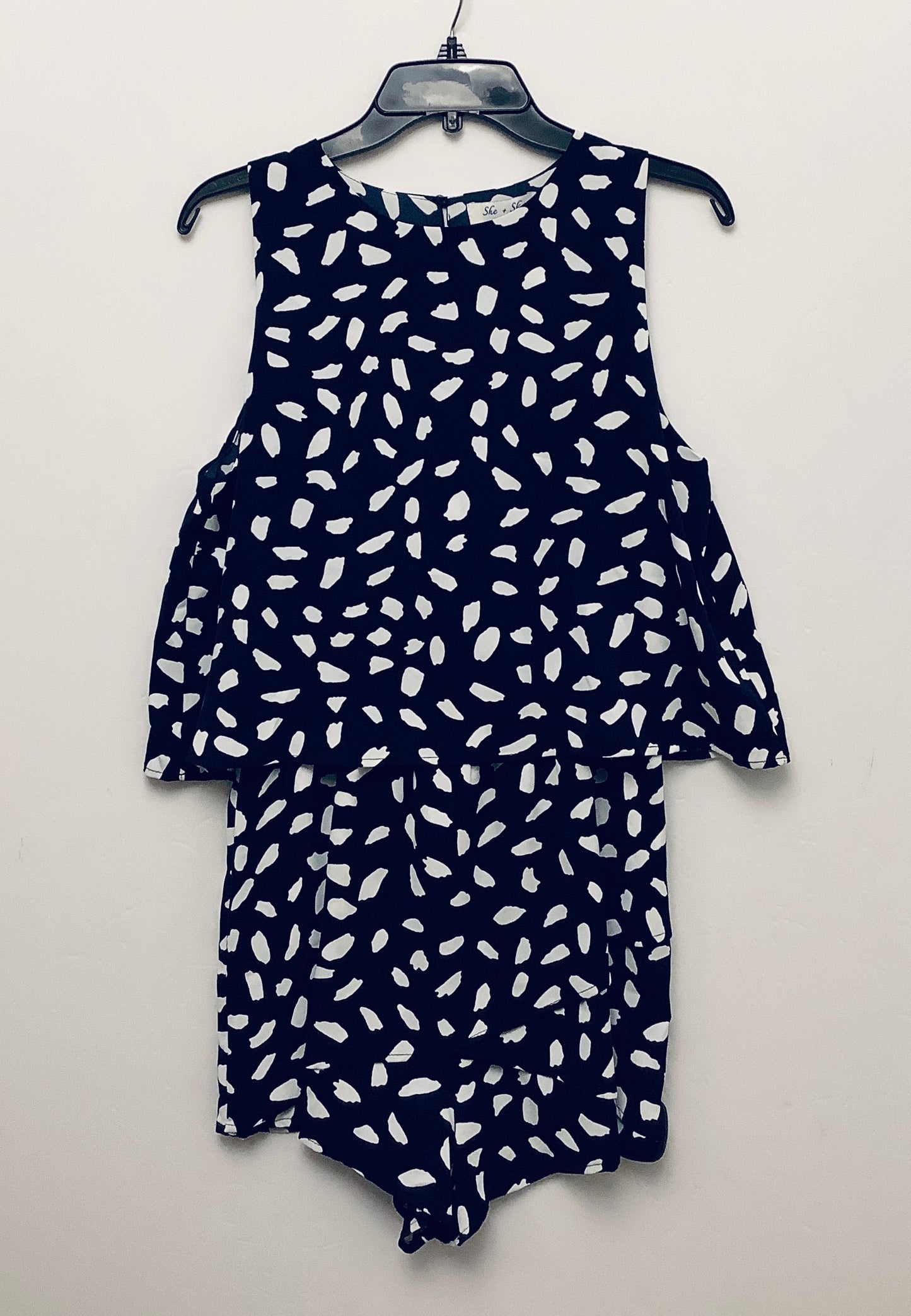 Romper By She + Sky In Navy, Size: L