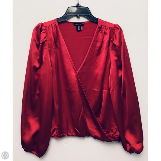 Top Long Sleeve By Cmc In Pink, Size: M