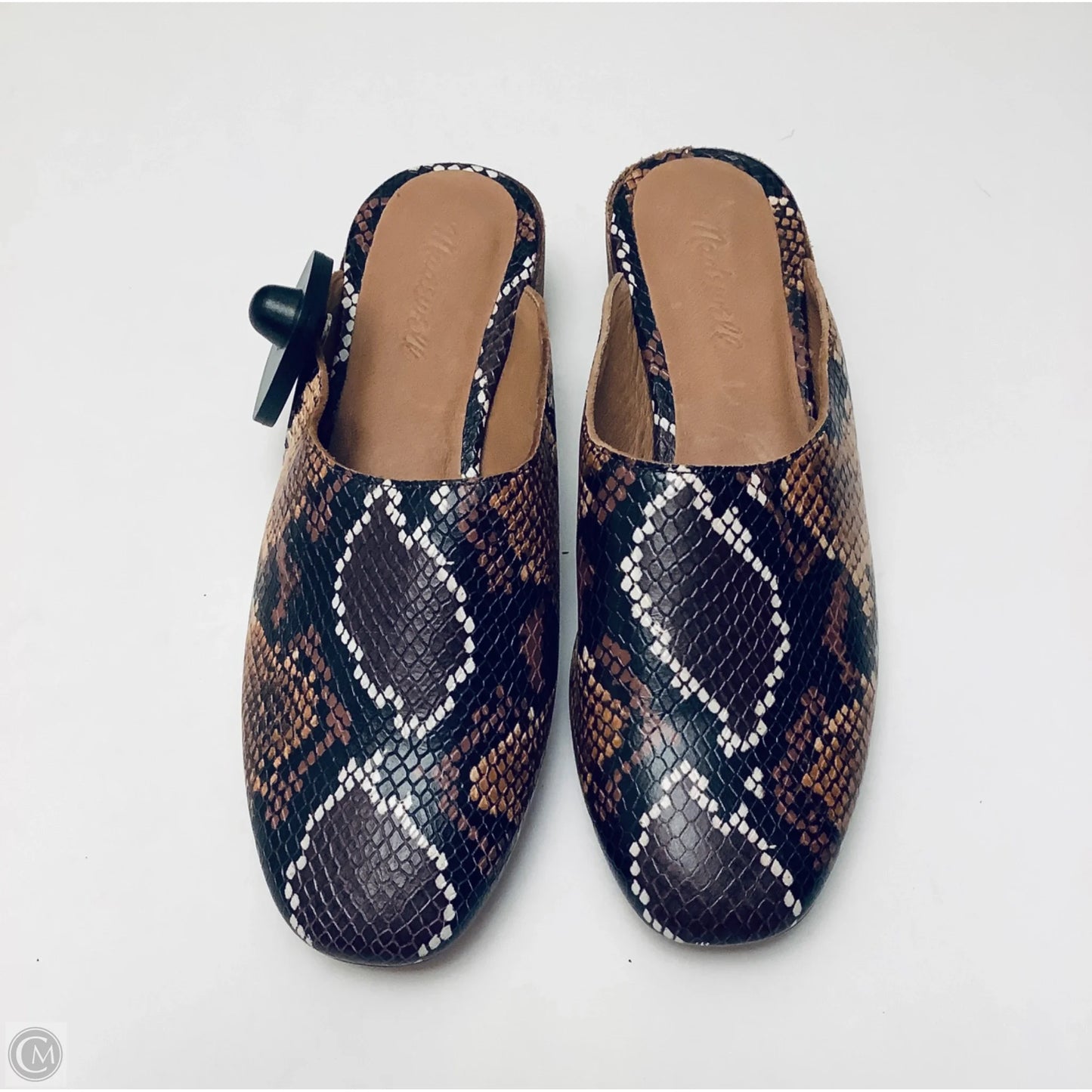 Shoes Heels Block By Madewell In Snakeskin Print, Size: 8.5