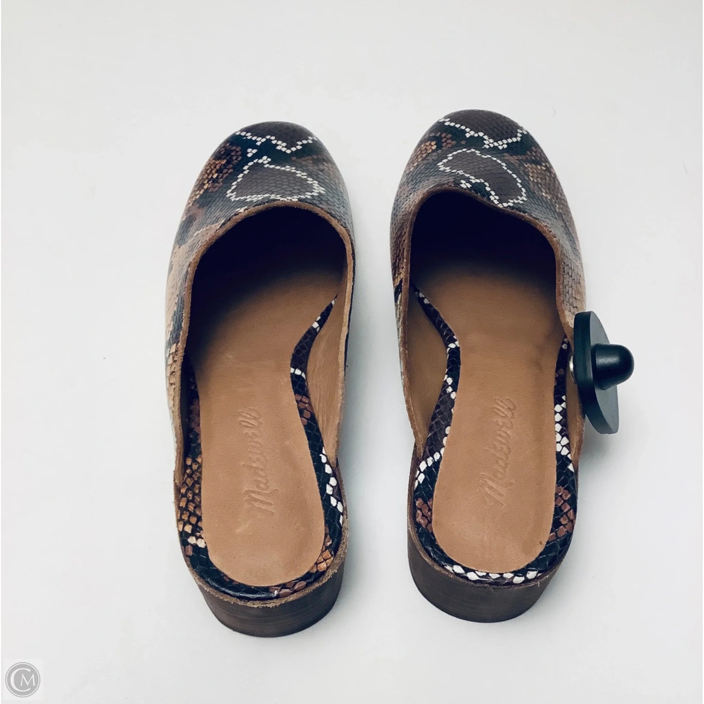 Shoes Heels Block By Madewell In Snakeskin Print, Size: 8.5