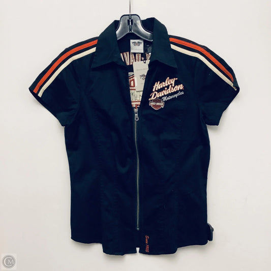 Top Short Sleeve By Harley Davidson In Black, Size: Xs
