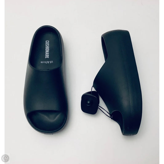 Sandals Flats By Cushionaire In Black, Size: 8