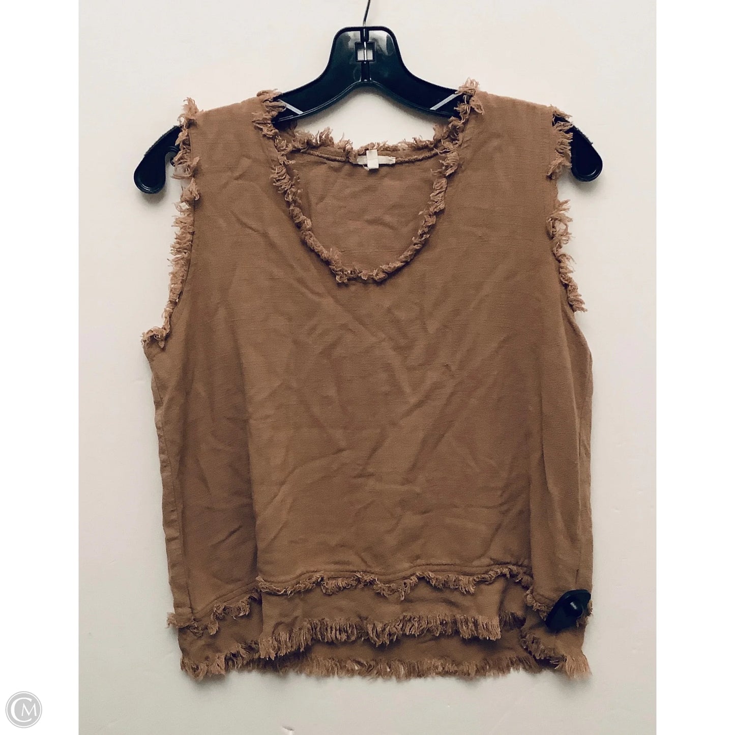 Top Sleeveless By La Miel In Brown, Size: S