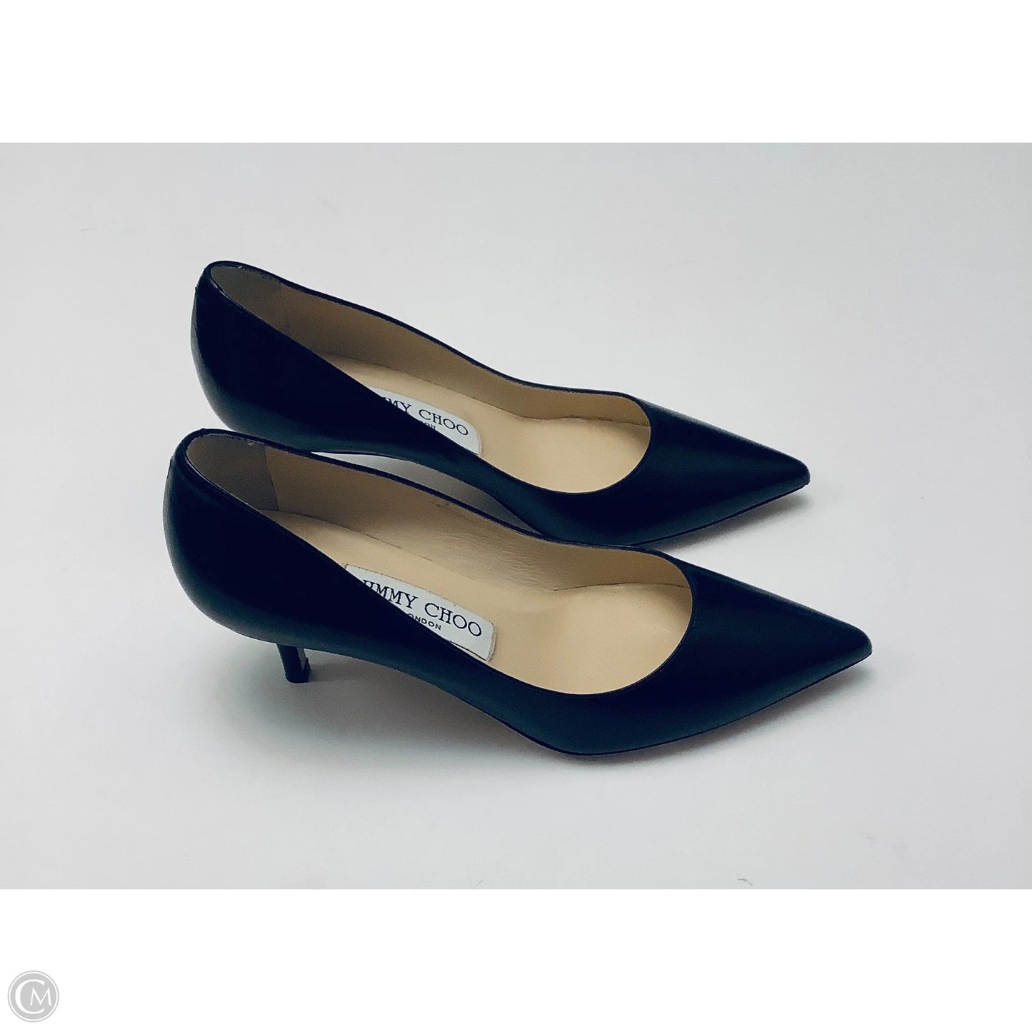 Shoes Luxury Designer By Jimmy Choo In Black, Size: 5
