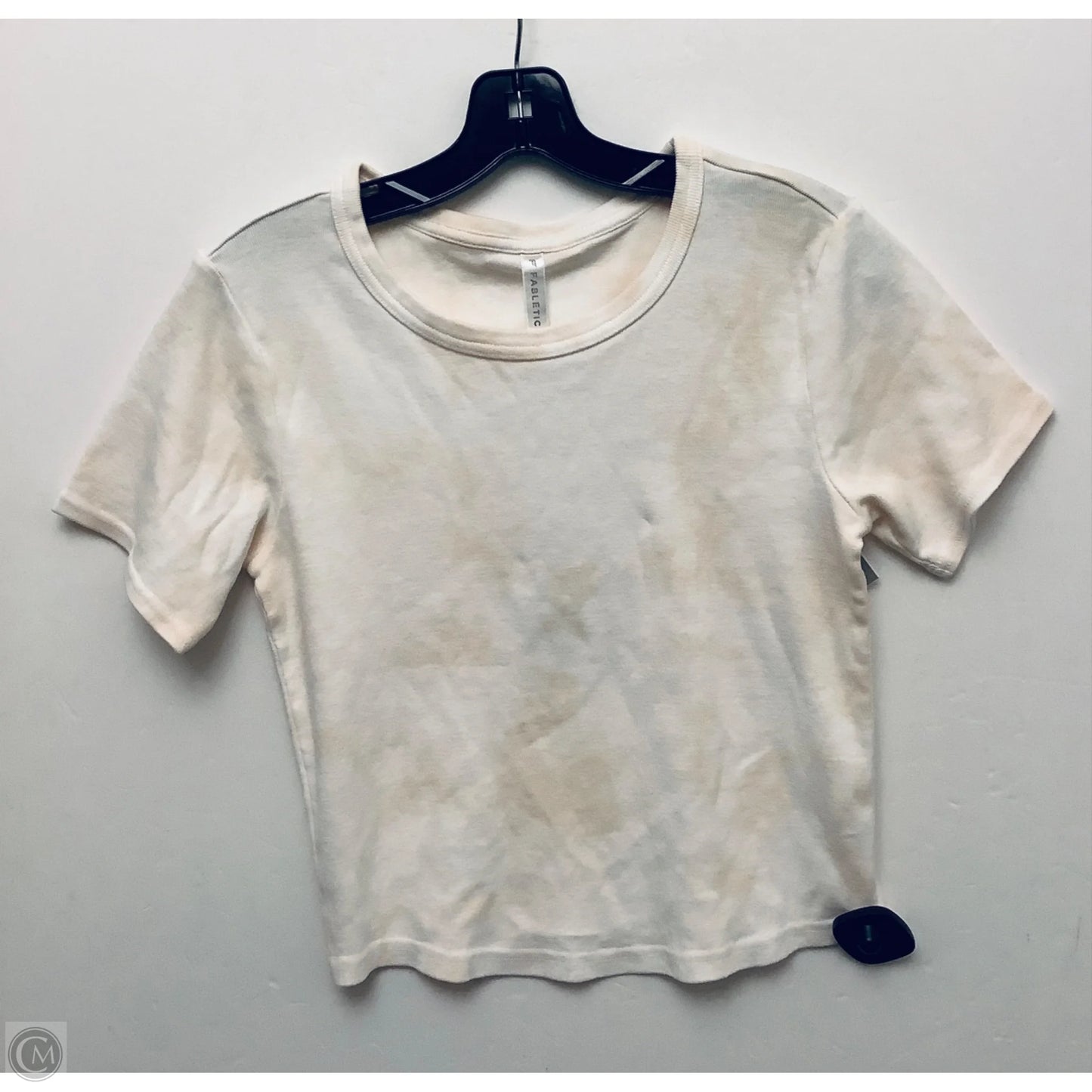 Top Short Sleeve Basic By Fabletics In Peach, Size: M