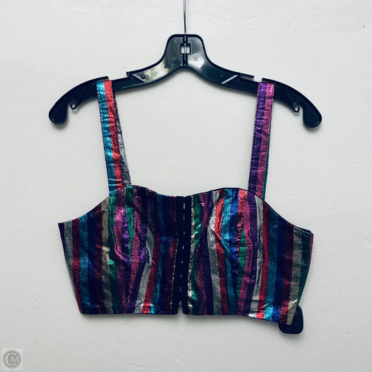 Tank Top By Nicola In Striped Pattern, Size: M