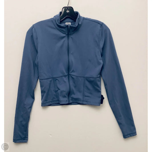 Athletic Jacket By Pink In Blue, Size: S