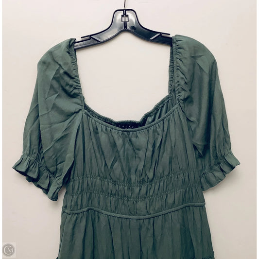 Dress Casual Short By Trixxi In Green, Size: Xl