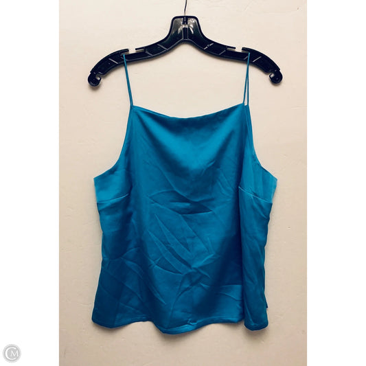 Top Sleeveless By Ann Taylor In Blue, Size: L