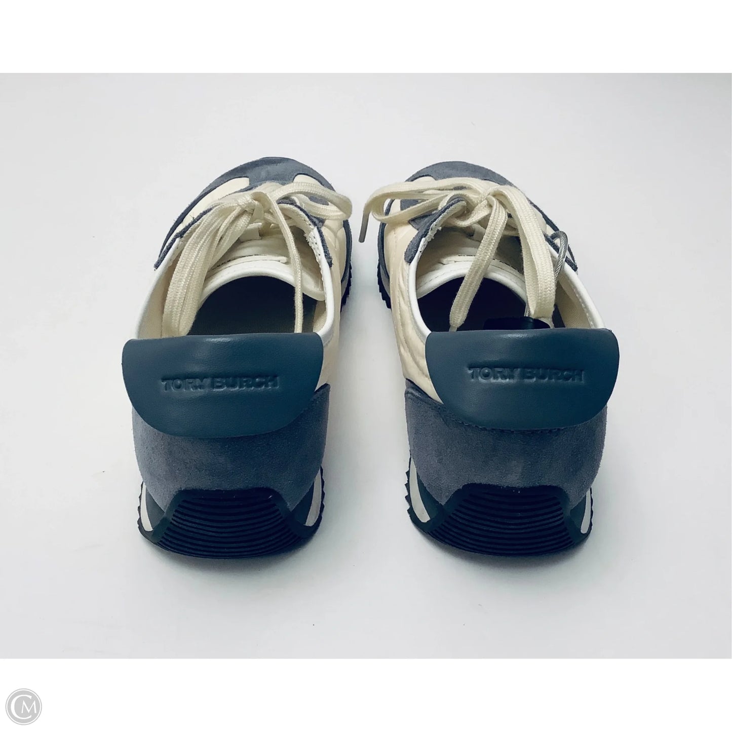 Shoes Designer By Tory Burch In Grey, Size: 10