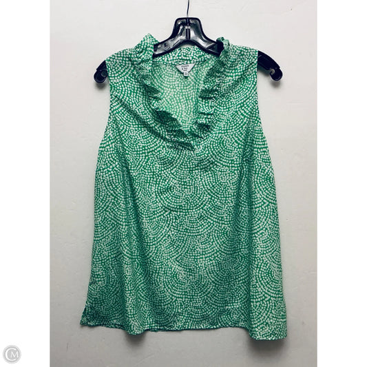 Top Sleeveless By Crown And Ivy In Green, Size: 1x