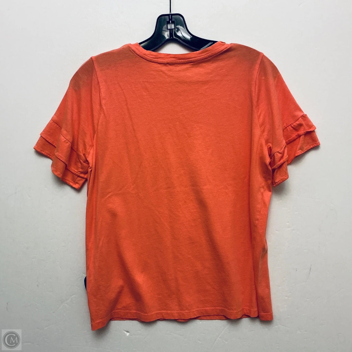 Top Short Sleeve Designer By Michael Kors In Coral, Size: M