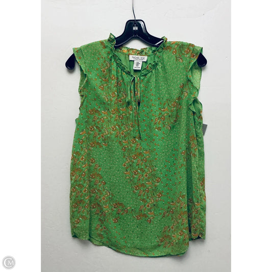 Top Sleeveless By Rachel Zoe In Green, Size: M