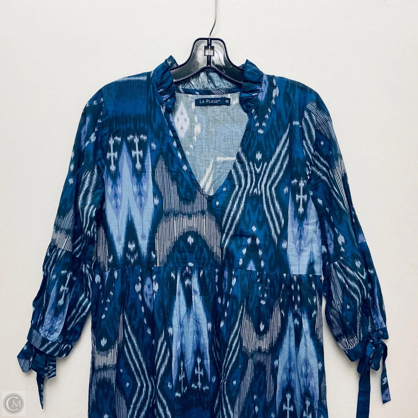 Dress Casual Maxi By La Plage In Blue, Size: Xs
