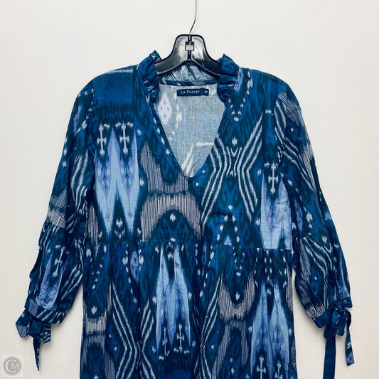 Dress Casual Maxi By La Plage In Blue, Size: Xs