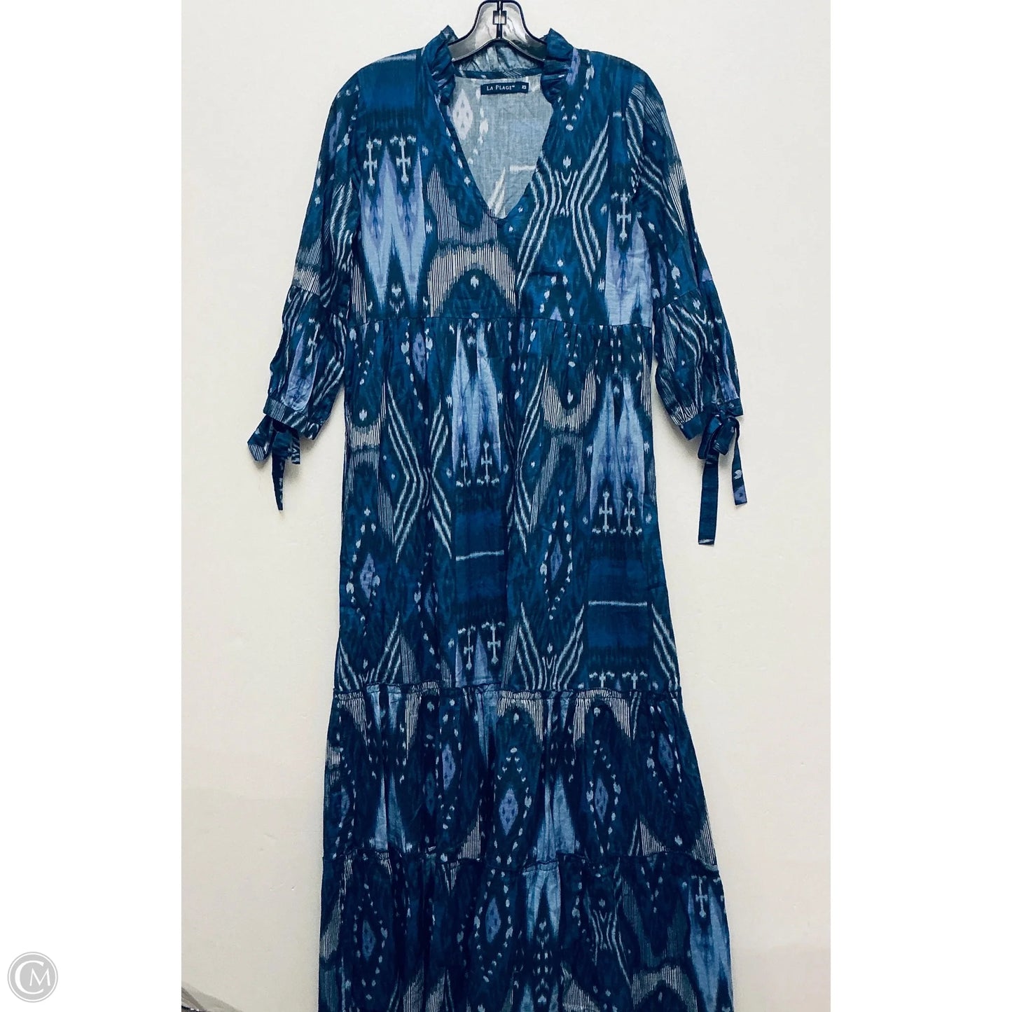Dress Casual Maxi By La Plage In Blue, Size: Xs