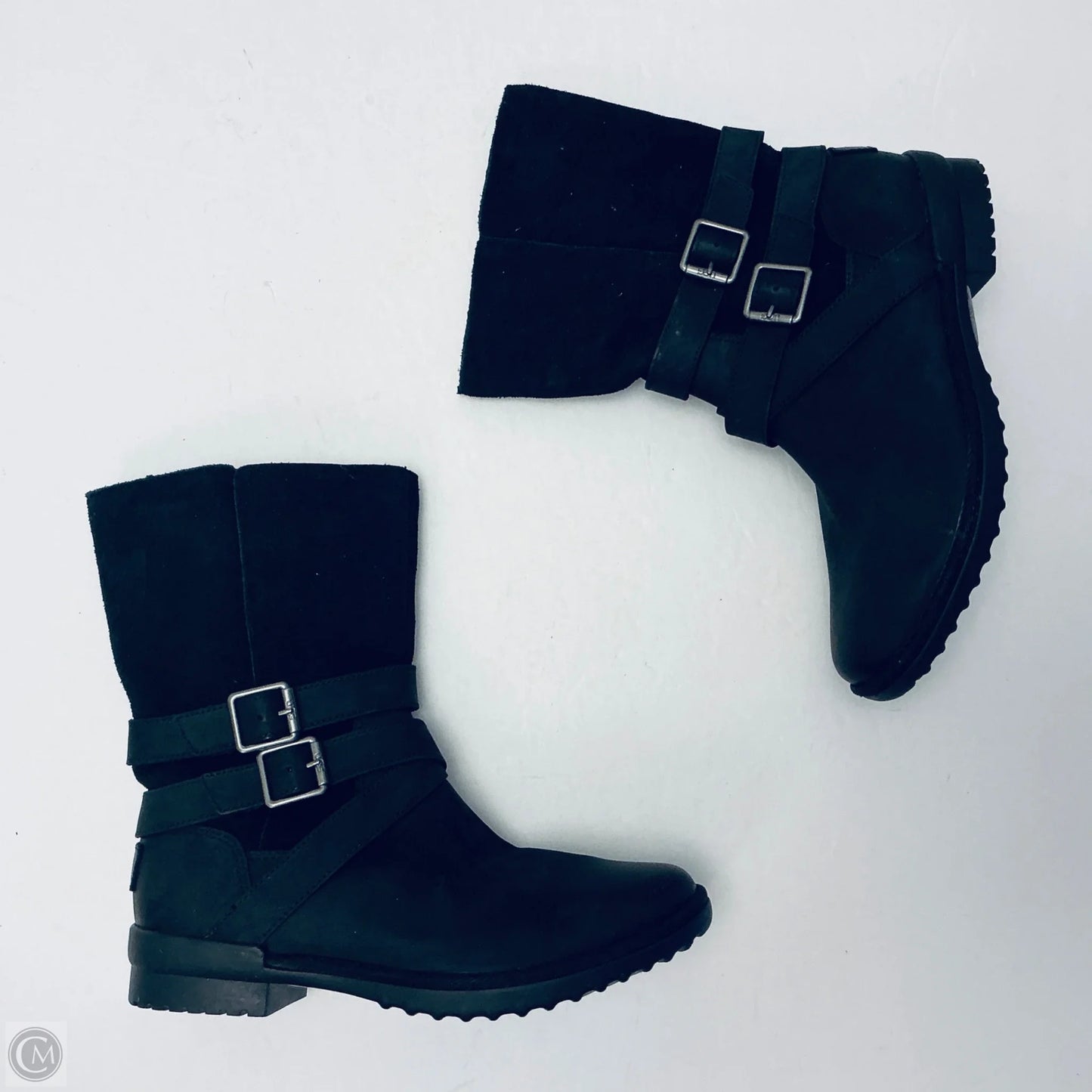 Boots Designer By Ugg In Black, Size: 7