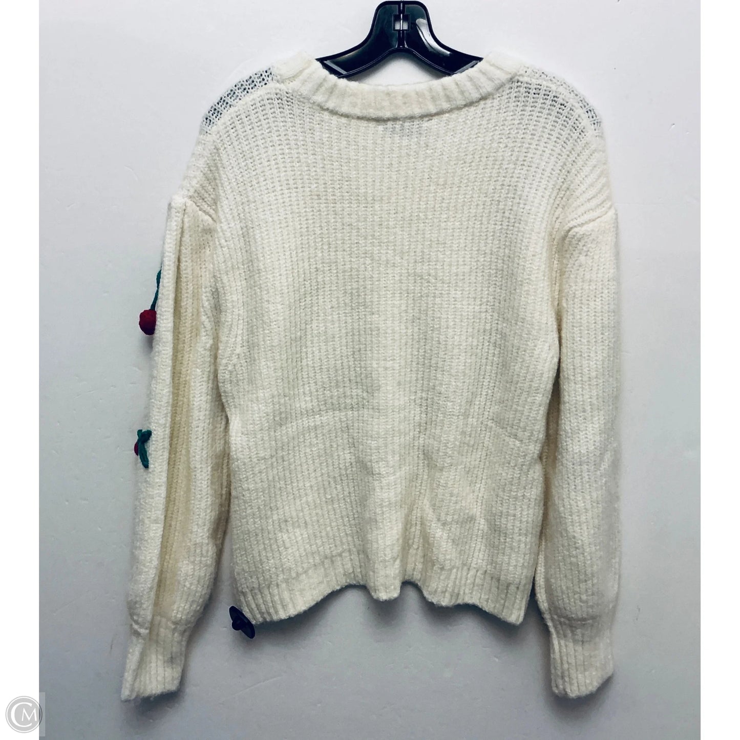Sweater By See And Be Seen In Cream, Size: L