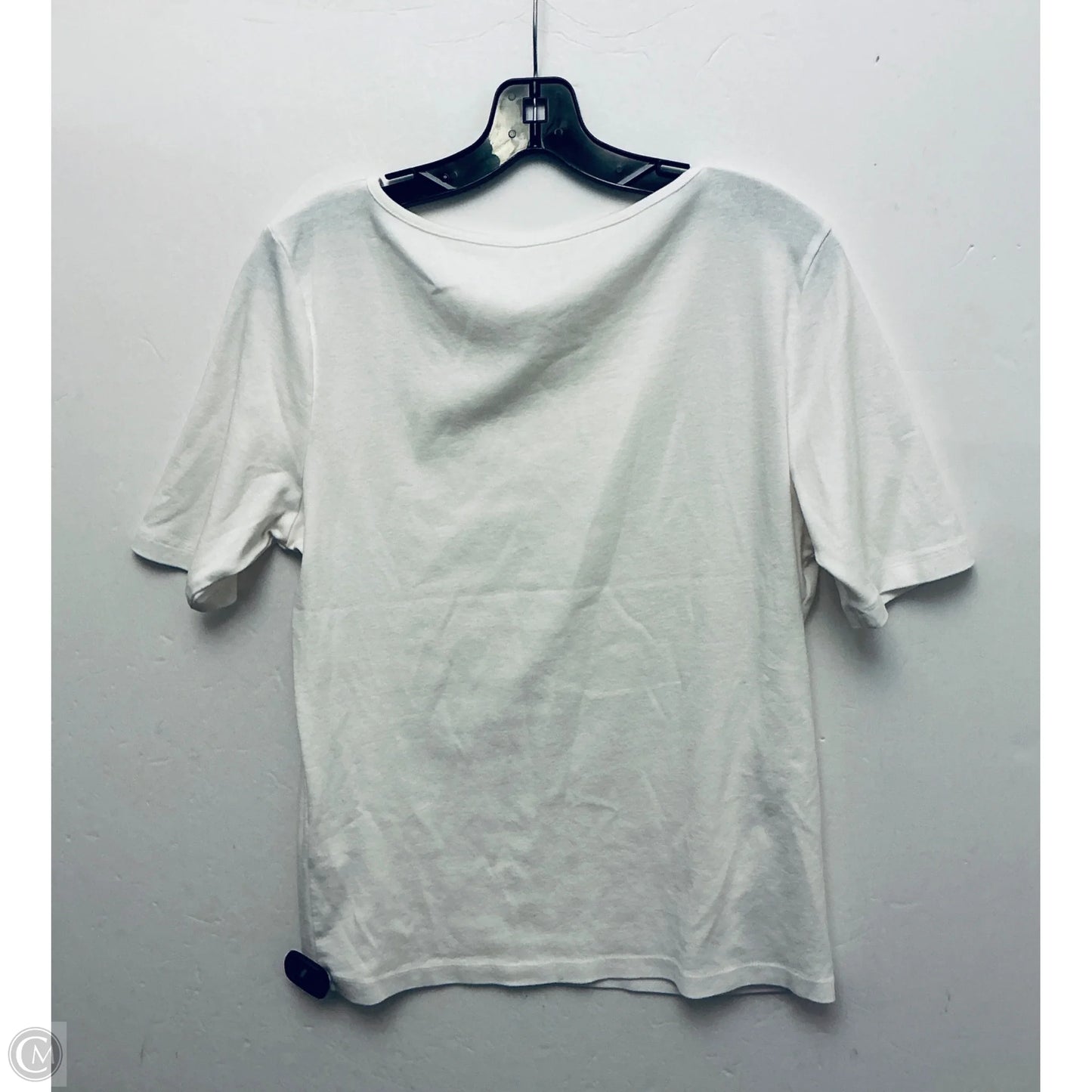 Top Short Sleeve By Tommy Hilfiger In White, Size: Xl