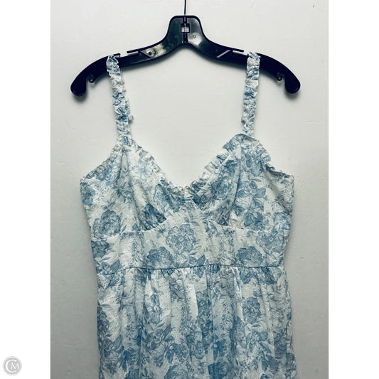 Dress Casual Short By Francesca's In Blue, Size: L