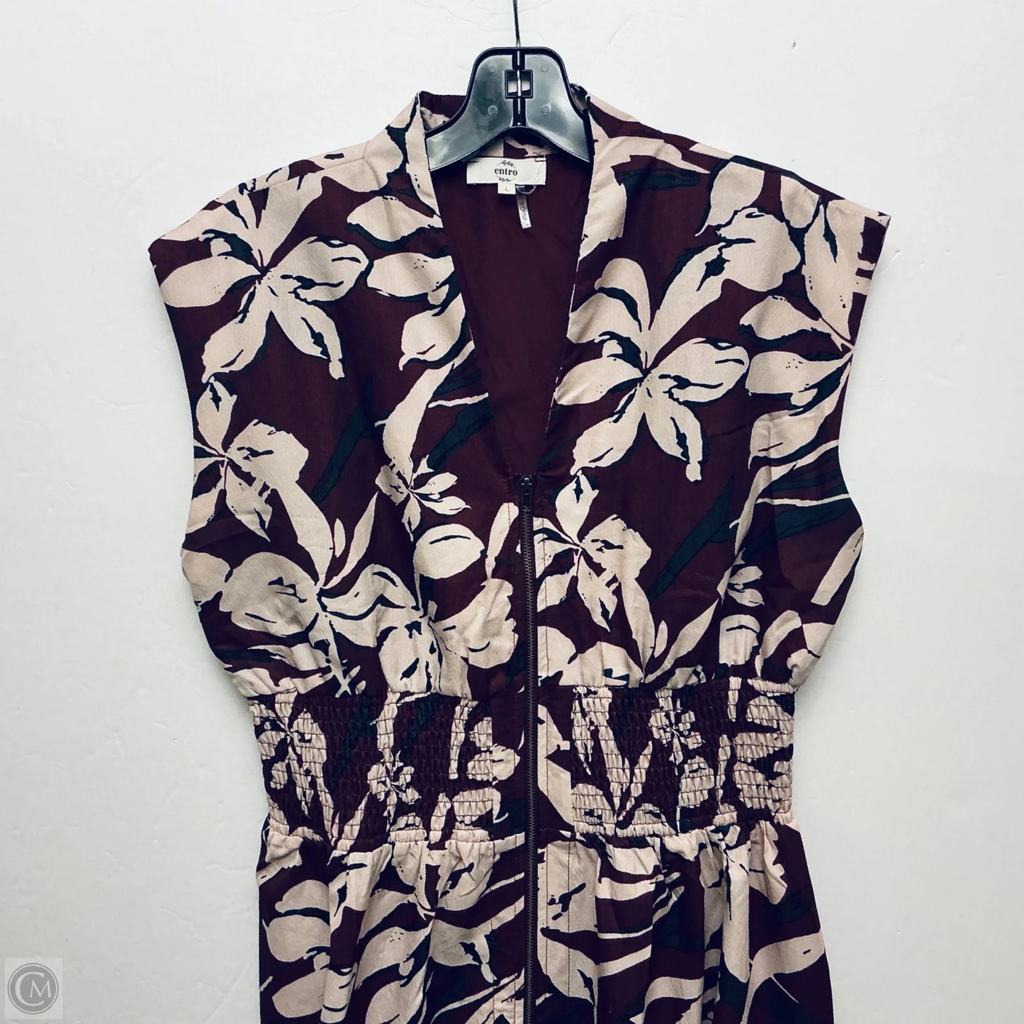 Dress Casual Midi By Entro In Maroon, Size: L