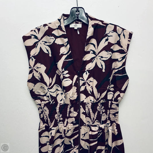 Dress Casual Midi By Entro In Maroon, Size: L