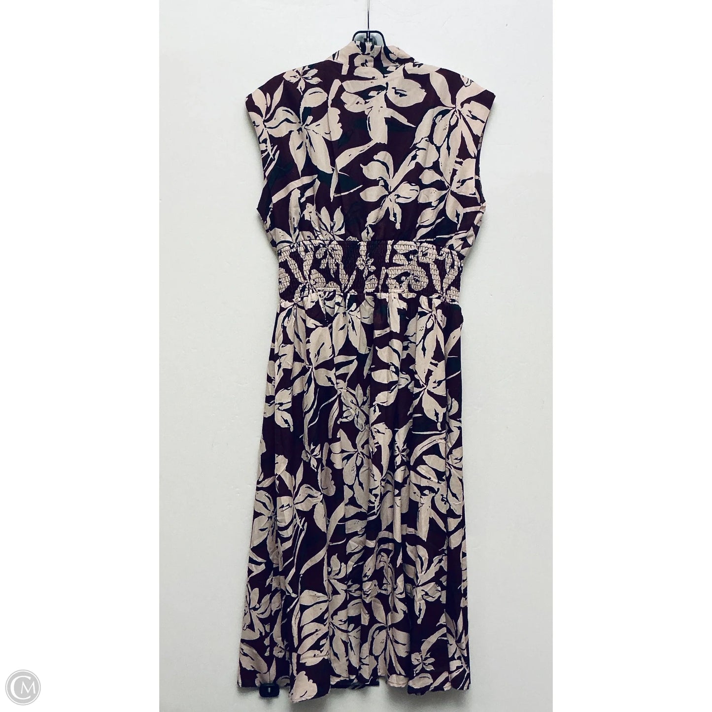 Dress Casual Midi By Entro In Maroon, Size: L