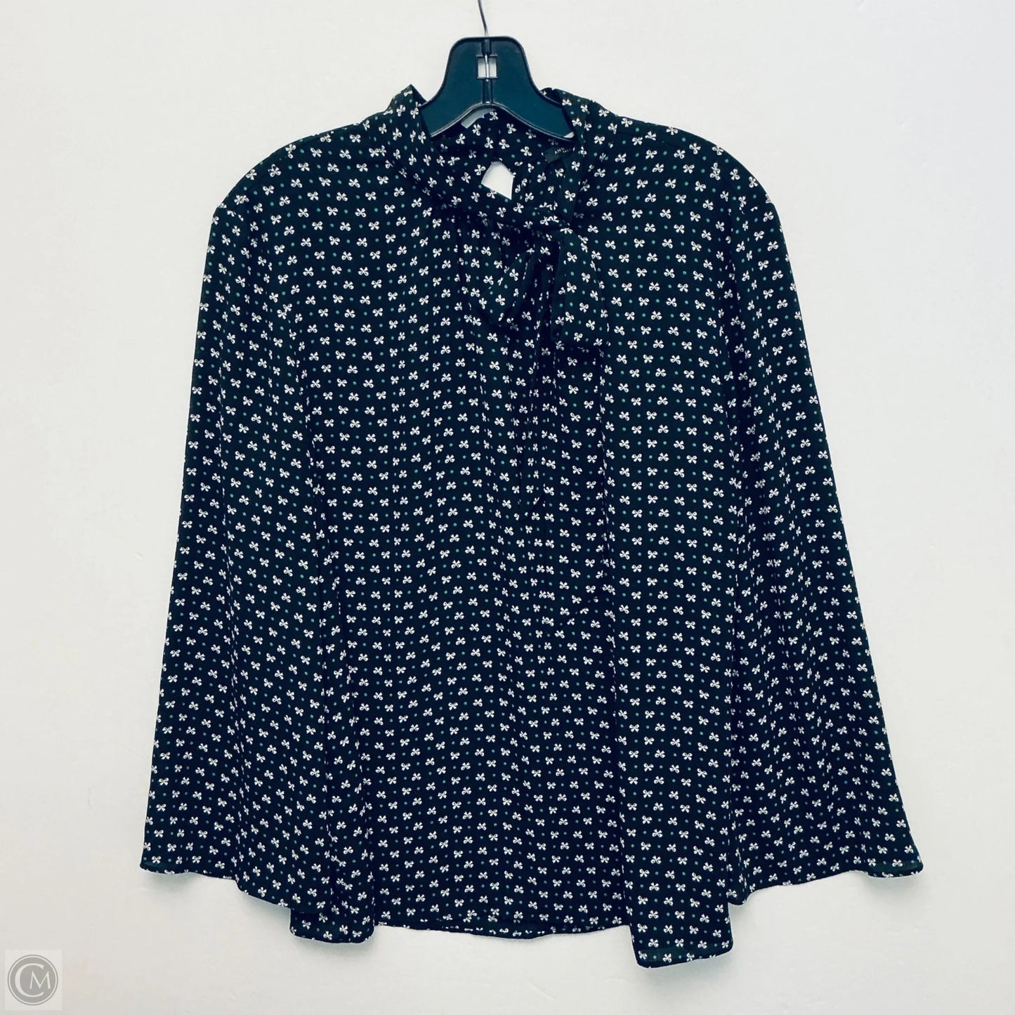 Top Long Sleeve By Ann Taylor In Black, Size: L