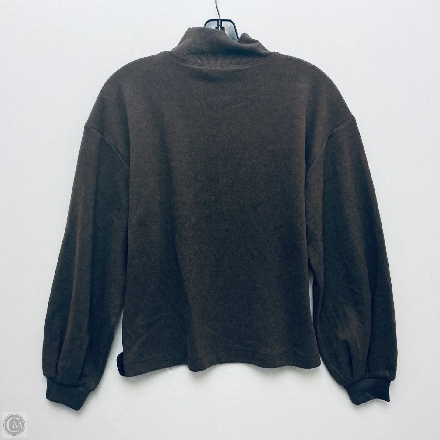 Sweatshirt Collar By Loft In Brown, Size: S