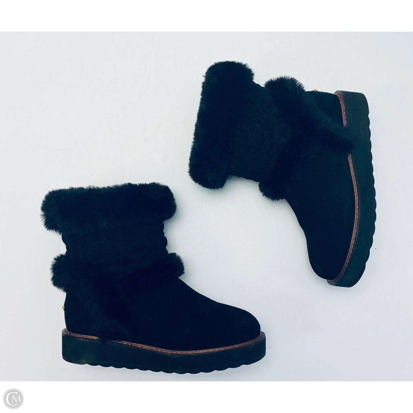 Boots Designer By Coach In Black, Size: 5