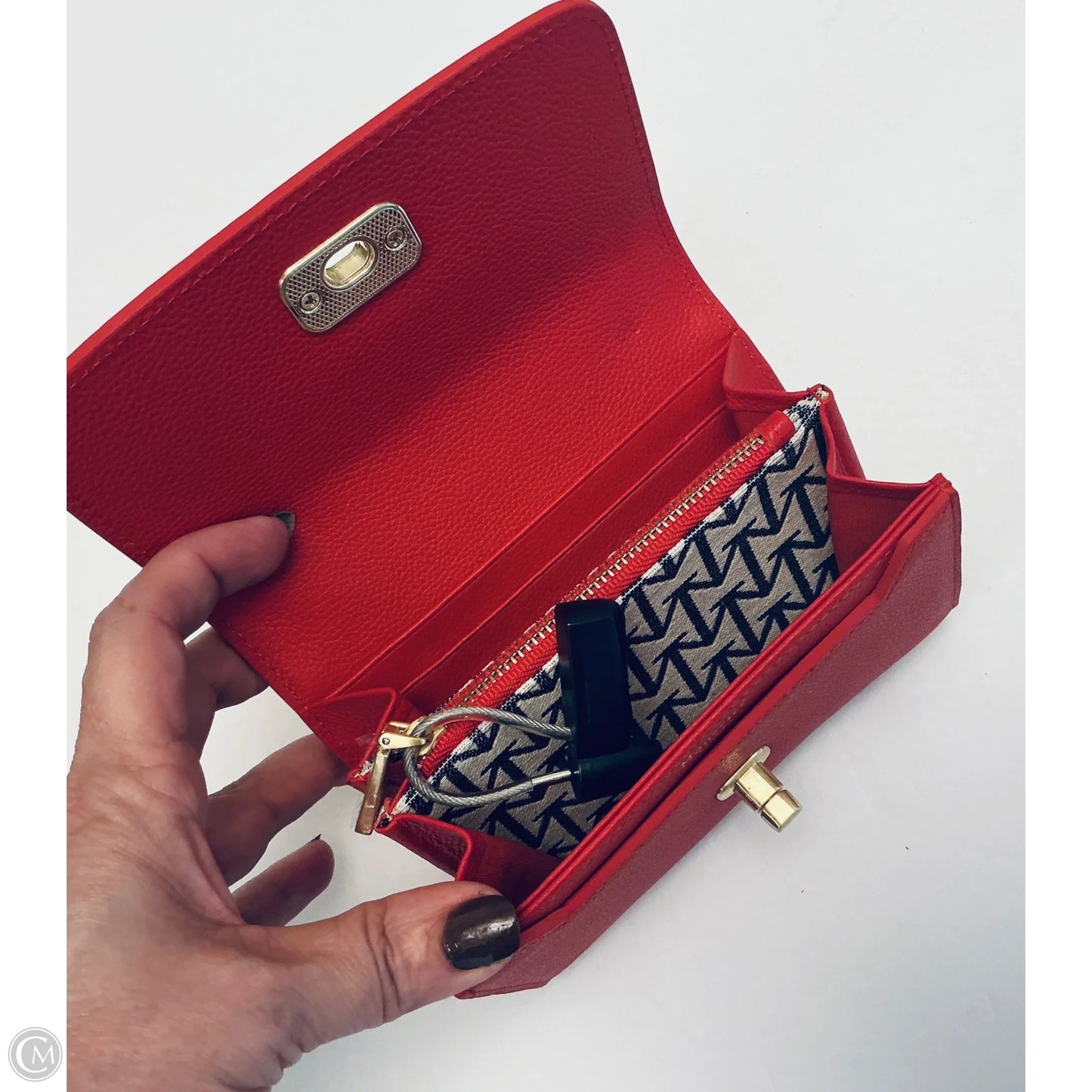 Wallet Leather By Cmb, Size: Medium