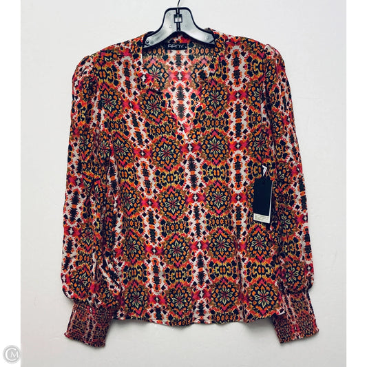 Top Long Sleeve By Cma In Orange, Size: S