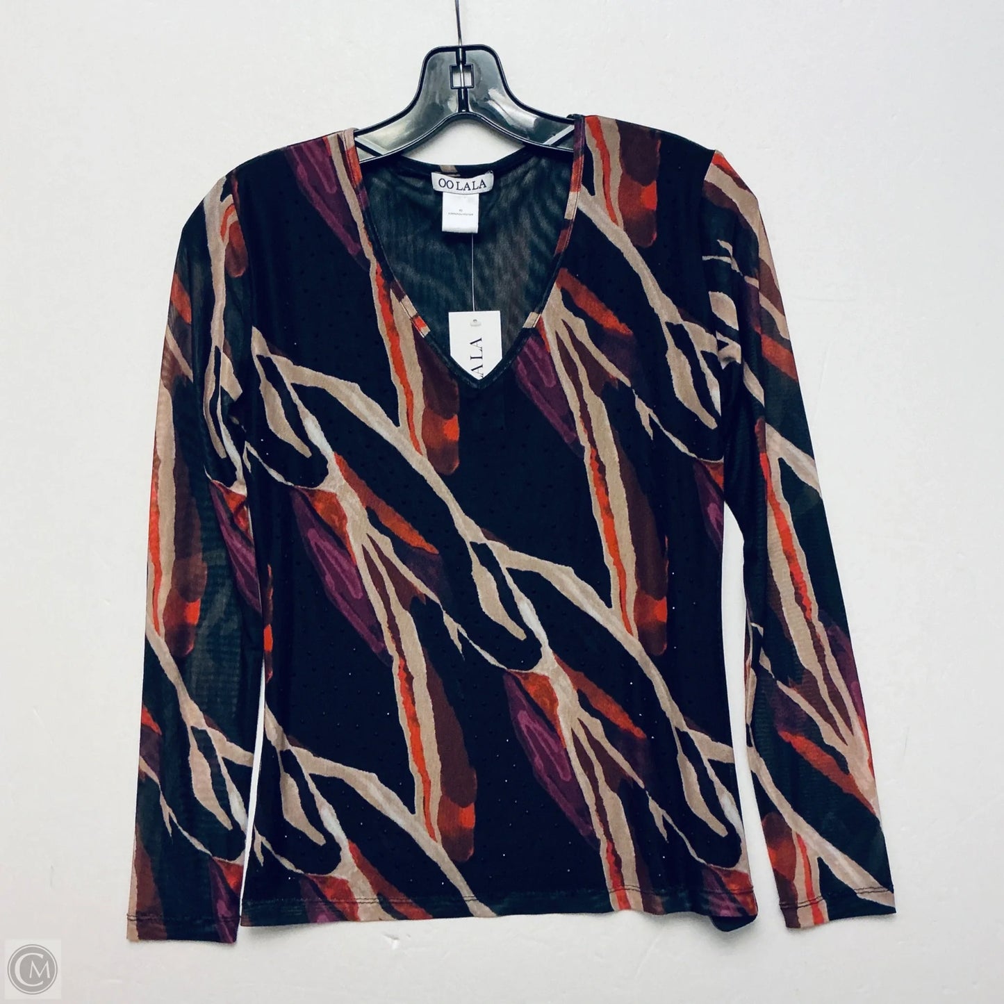 Top Long Sleeve By Cma In Multi-colored, Size: Xs