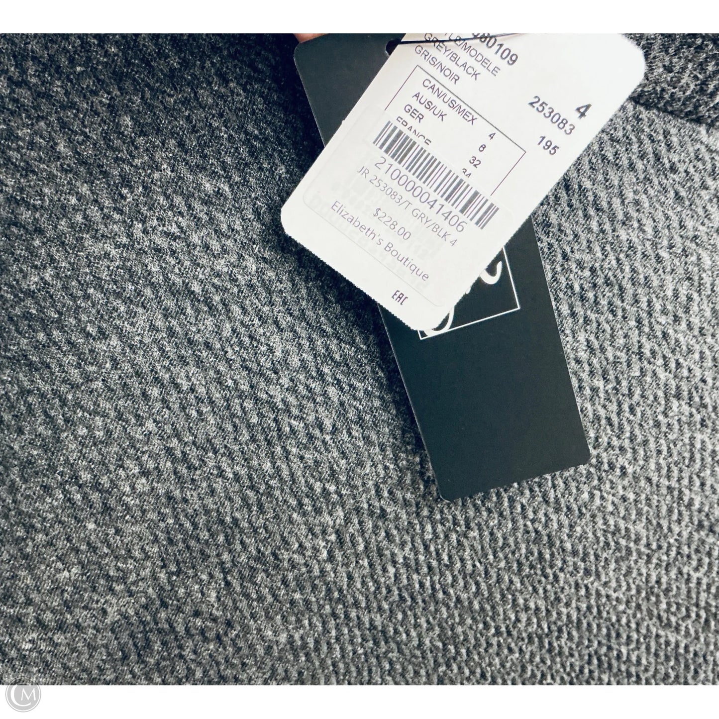 Top Long Sleeve By Joseph Ribkoff In Grey, Size: 4