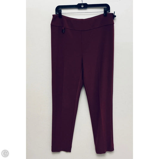 Pants Dress By Joseph Ribkoff In Maroon, Size: 14