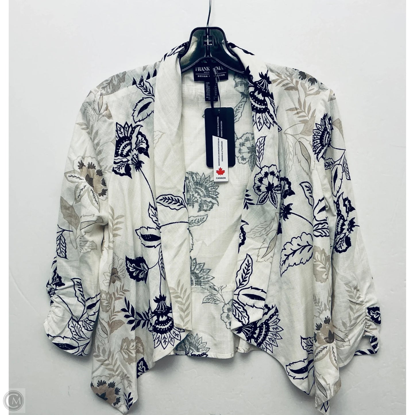 Blazer By Frank Lyman In Cream, Size: 2