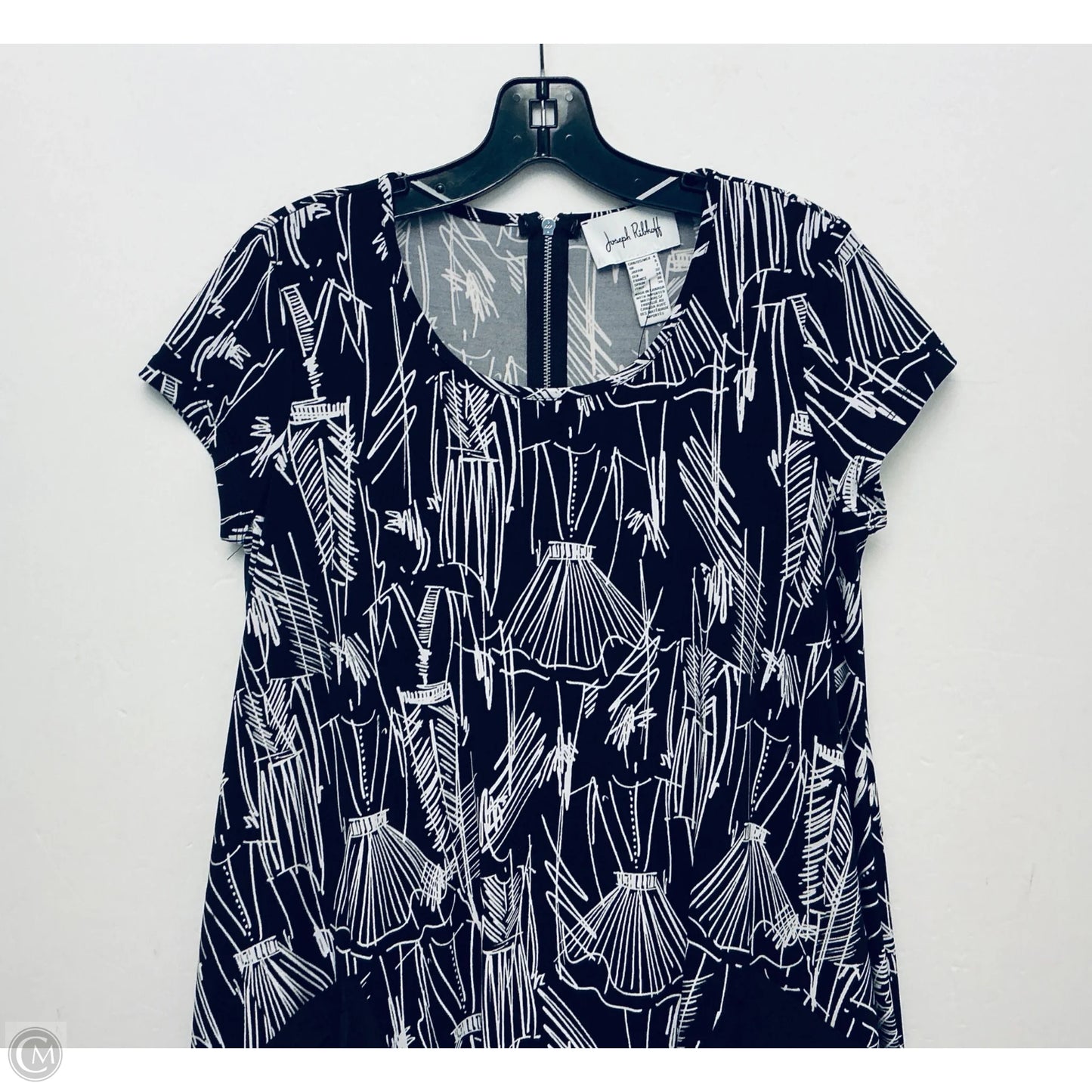 Dress Casual Midi By Joseph Ribkoff In Black, Size: 4