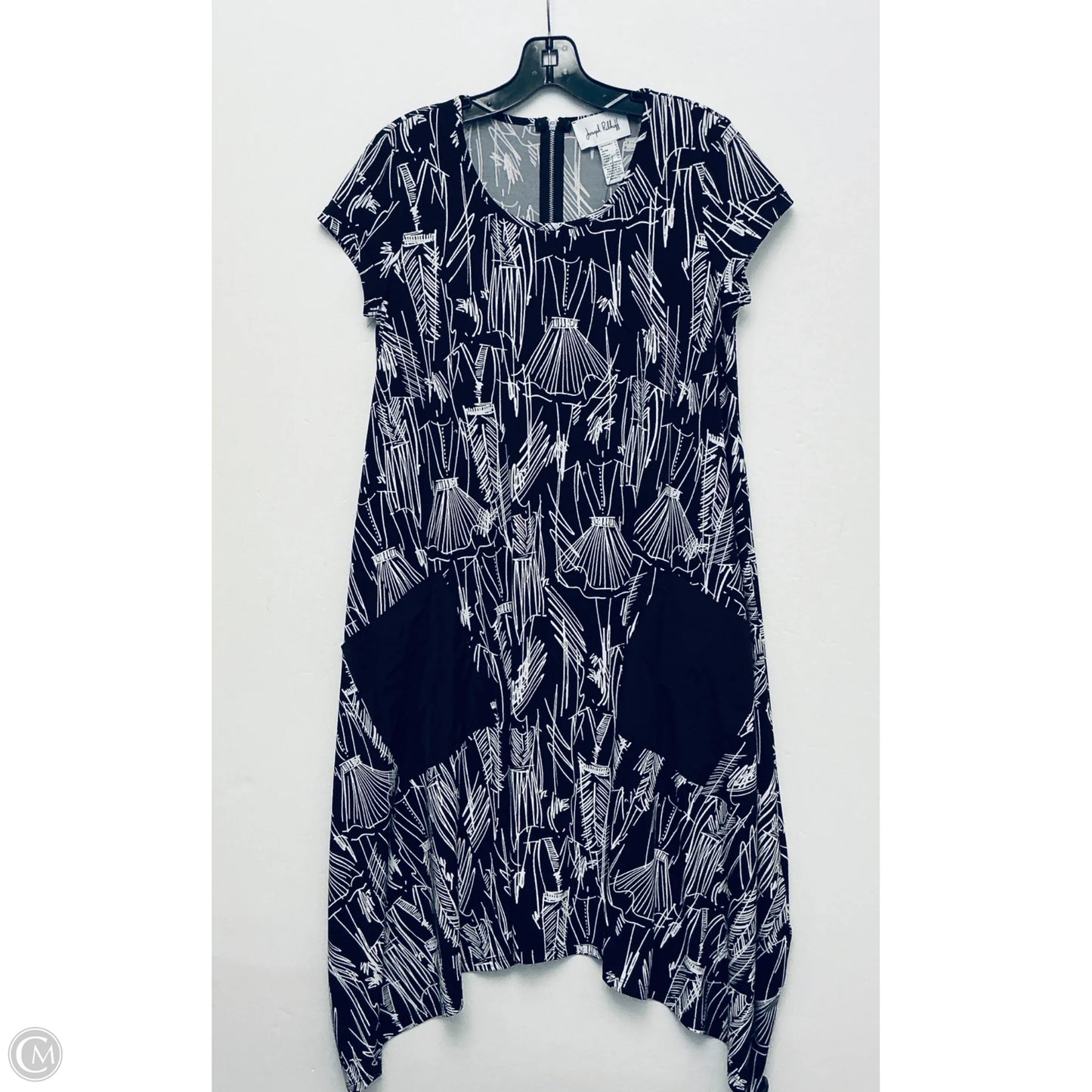 Dress Casual Midi By Joseph Ribkoff In Black, Size: 4