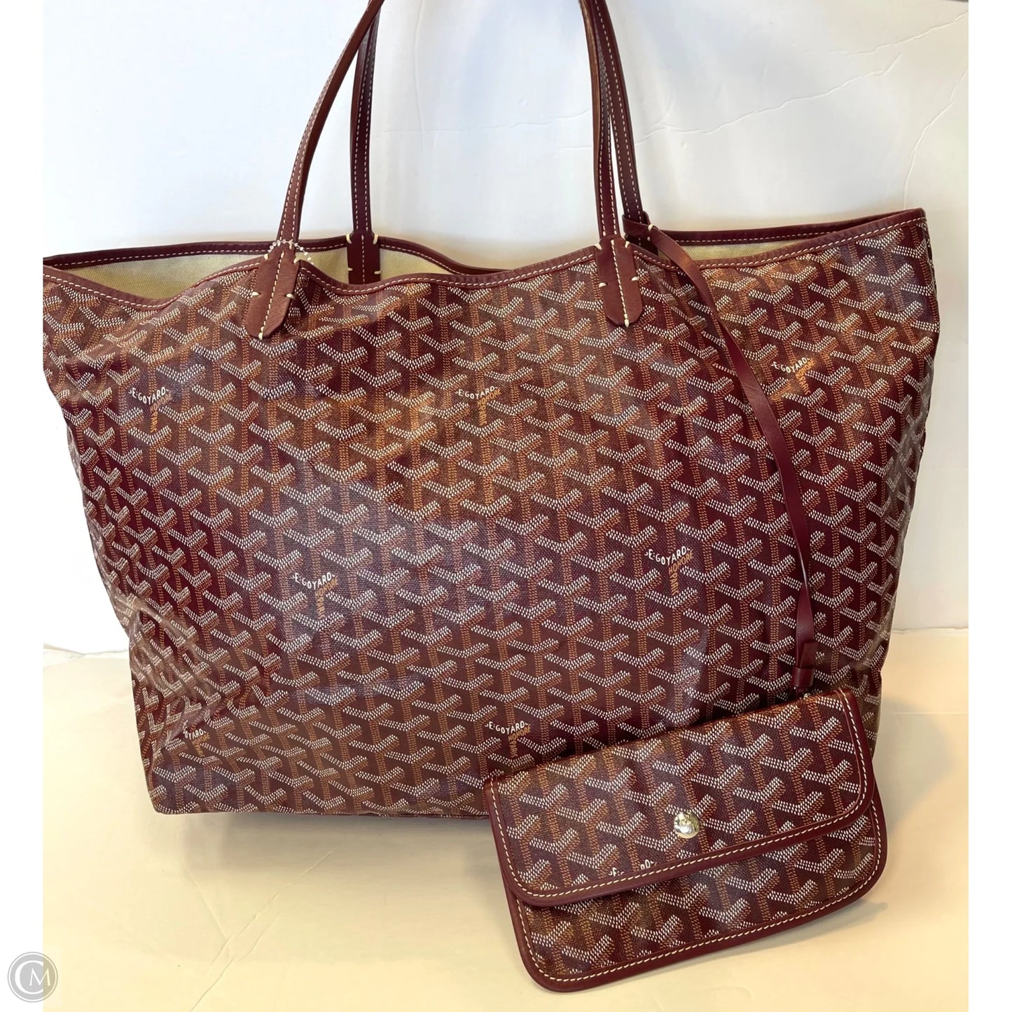 Handbag Luxury Designer By Goyard, Size: Large