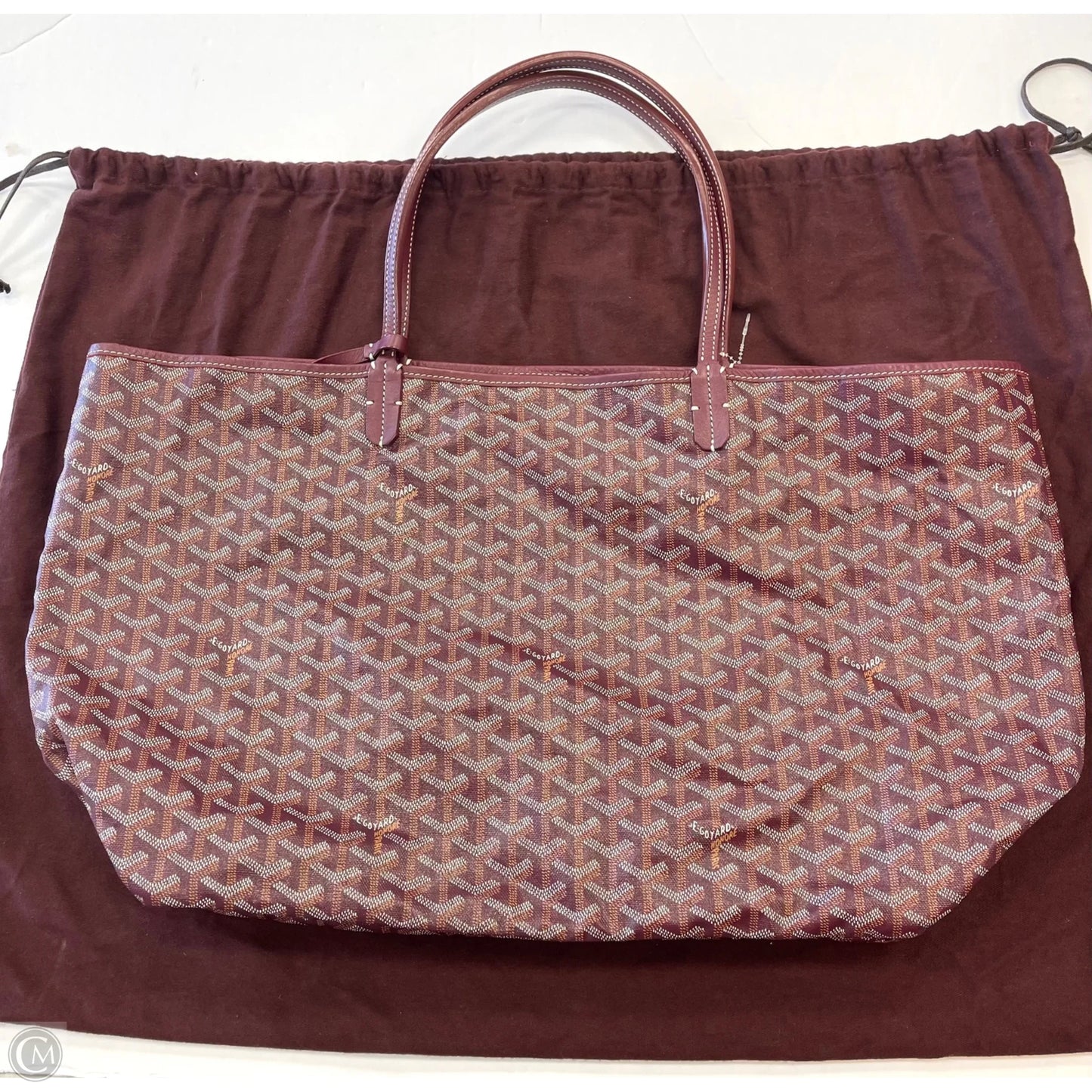 Handbag Luxury Designer By Goyard, Size: Large