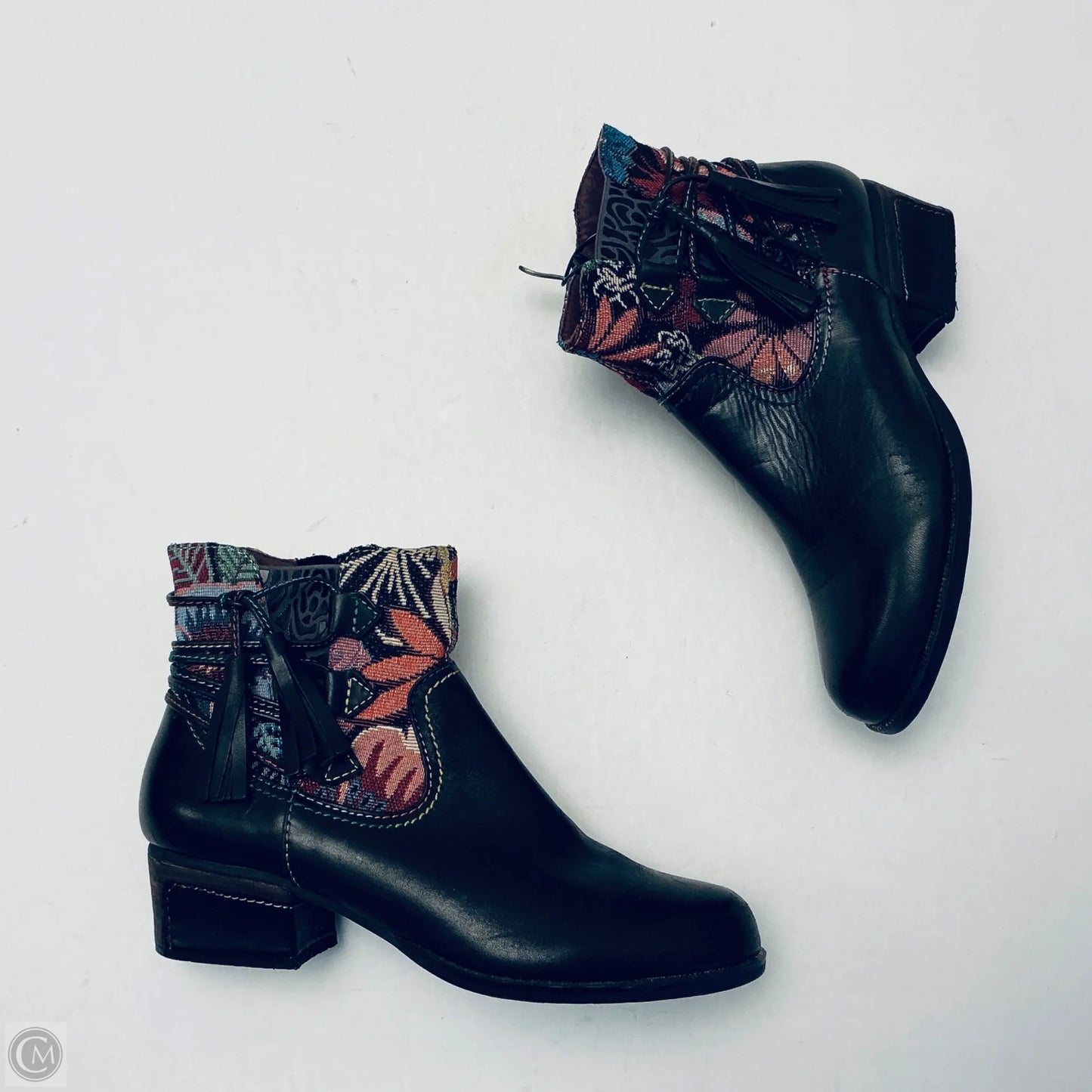 Boots Ankle Heels By Spring Step In Black, Size: 8