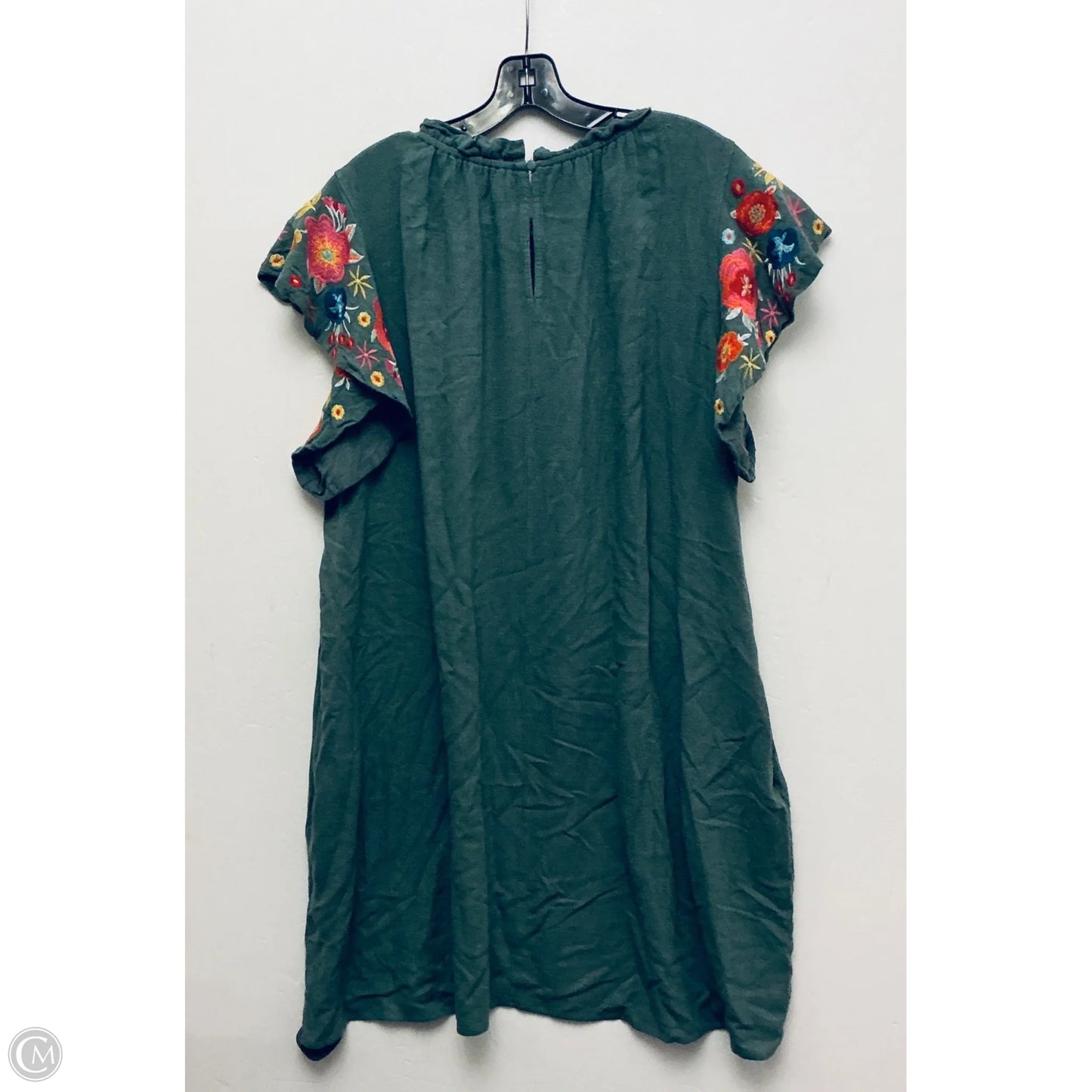 Dress Casual Short By Oddi In Green, Size: 2x
