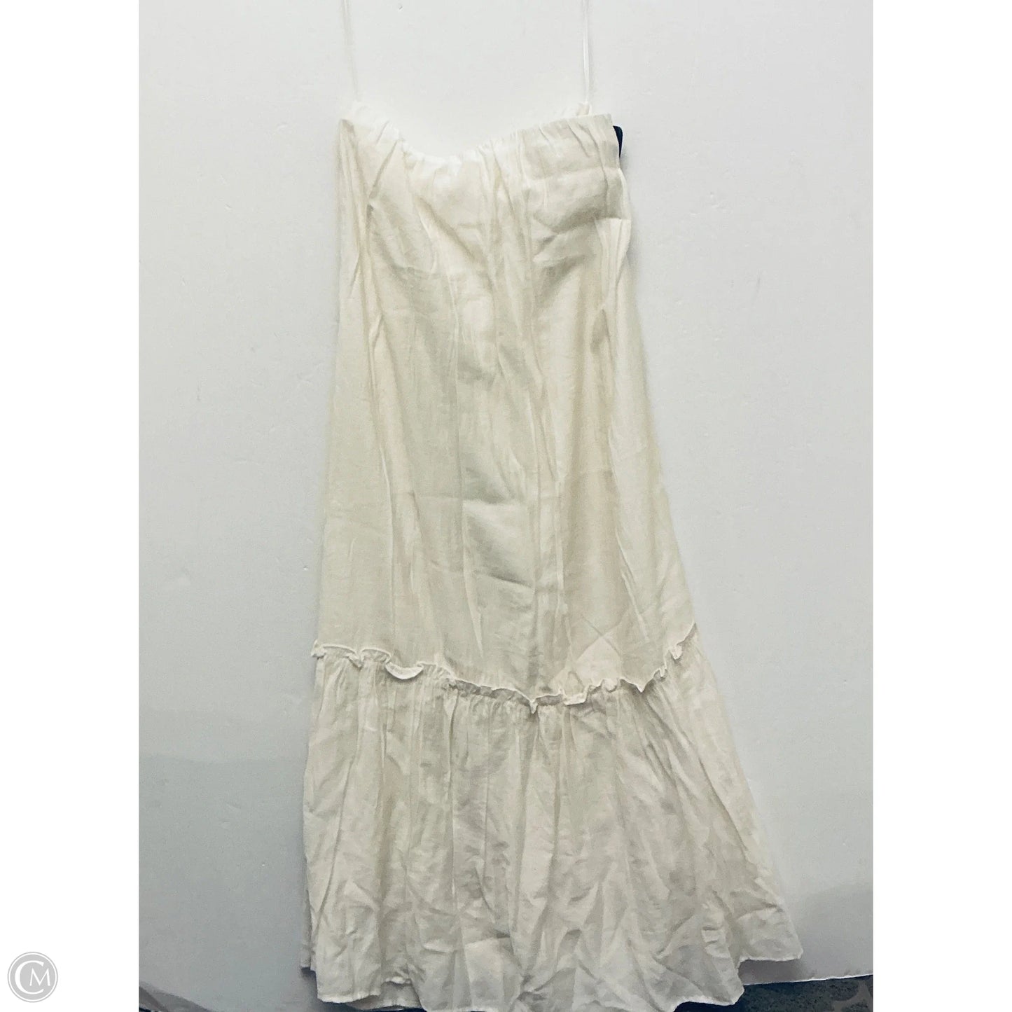 Dress Casual Maxi By Cmc In Beige, Size: M