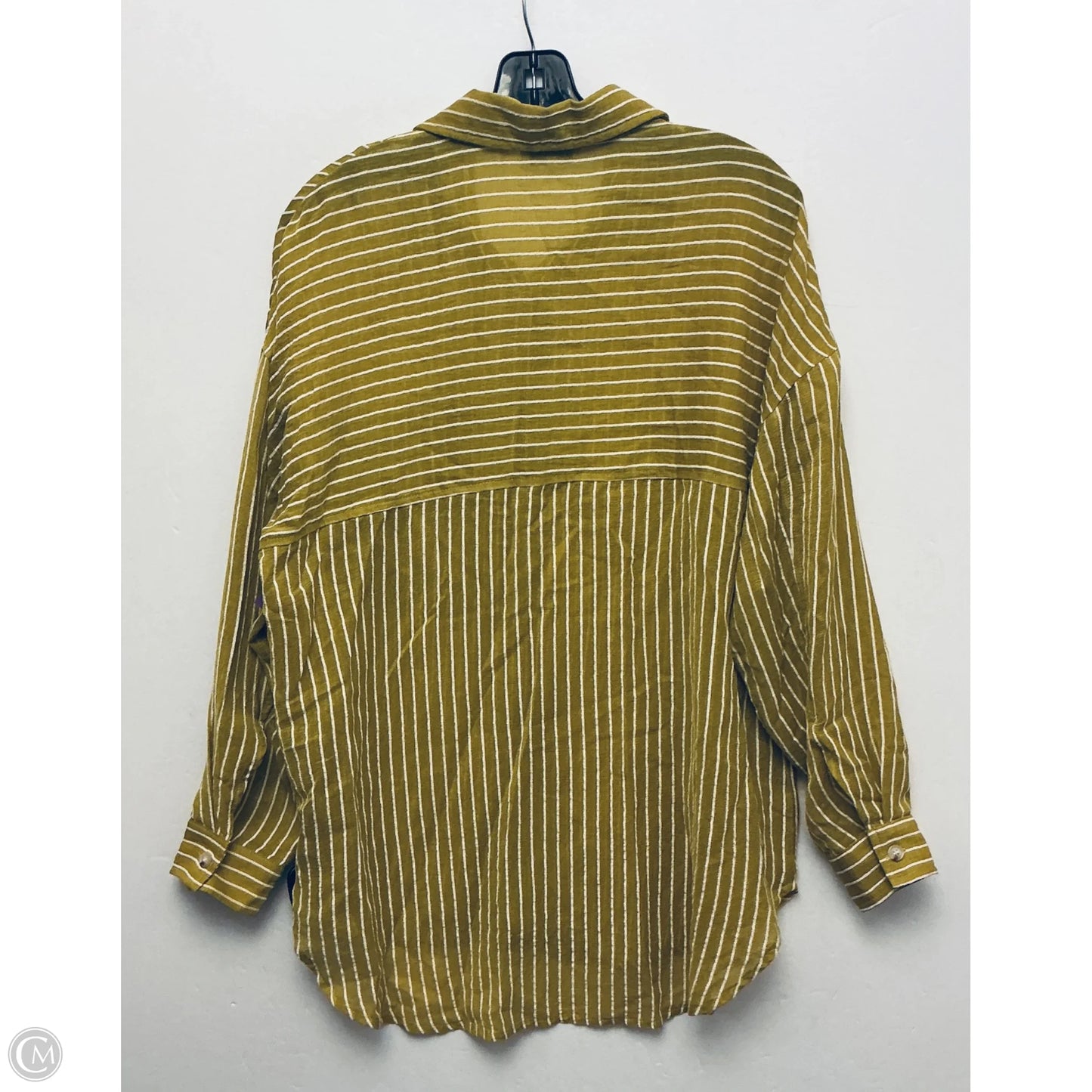 Top Long Sleeve By Cma In Yellow, Size: S