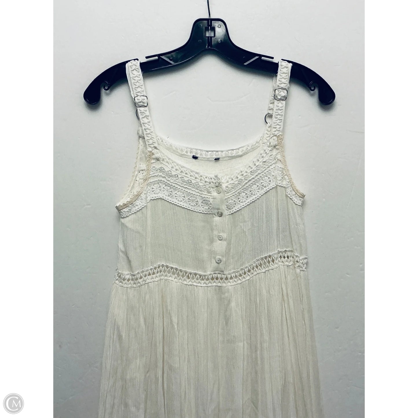 Dress Casual Maxi By Cmc In Cream, Size: S