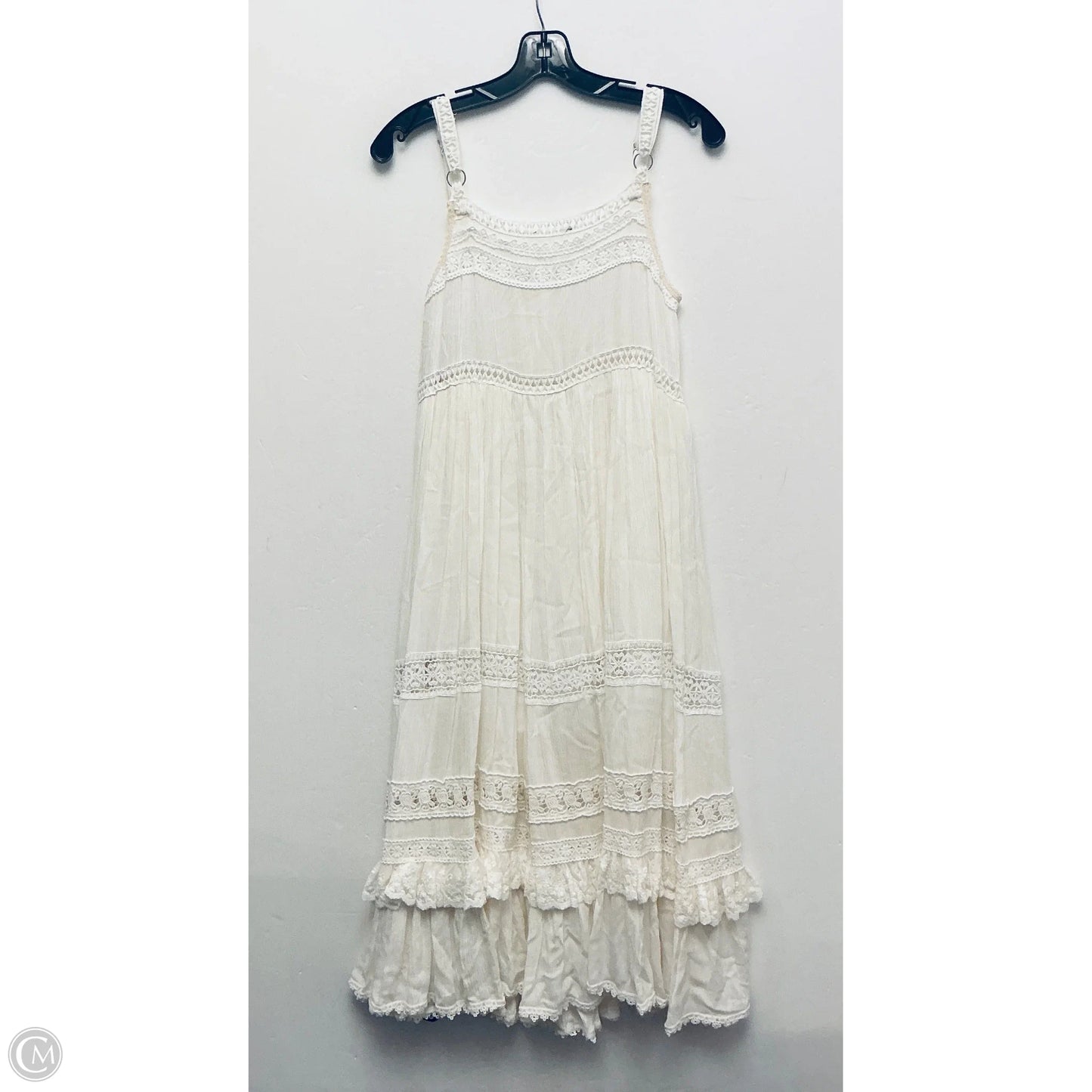 Dress Casual Maxi By Cmc In Cream, Size: S