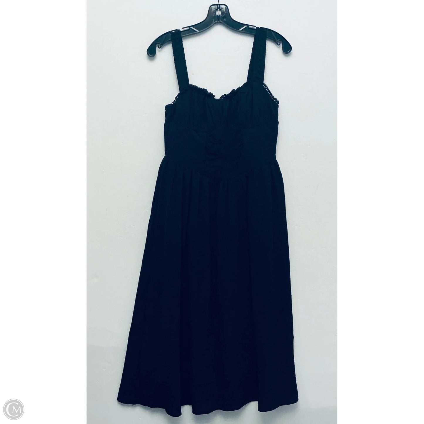 Dress Casual Midi By Clothes Mentor In Black, Size: M