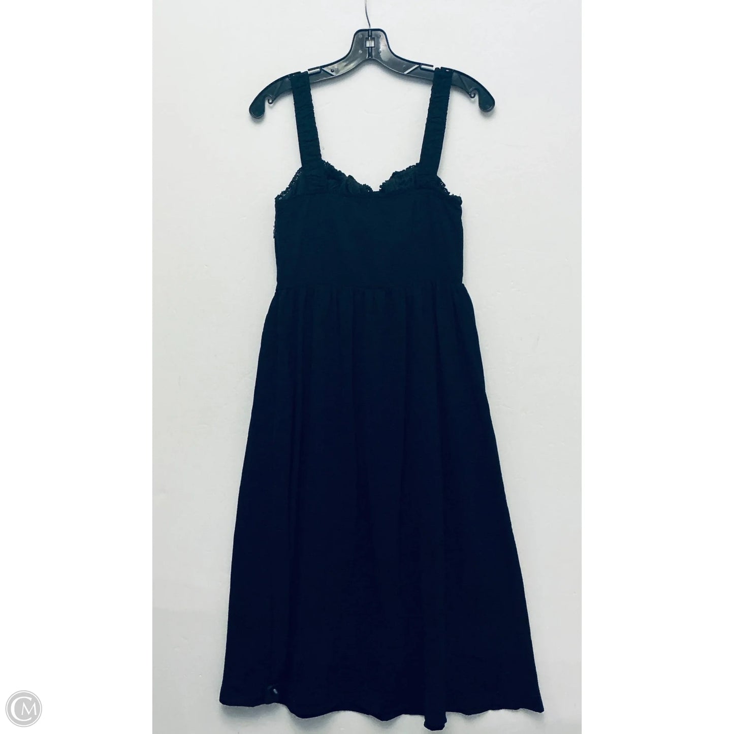 Dress Casual Midi By Clothes Mentor In Black, Size: M