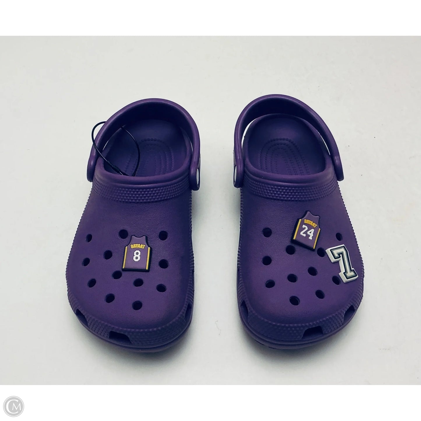 Shoes Flats By Crocs In Purple, Size: 7